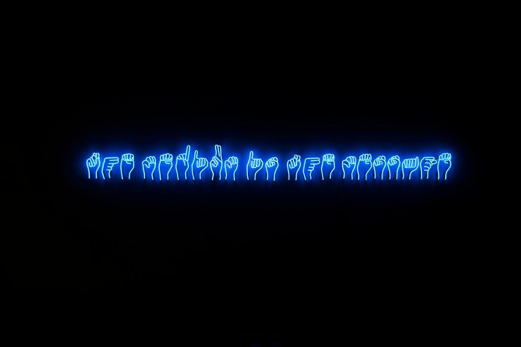 Hamza Kırbaş - The Medium is the Message, Neon, 2018
