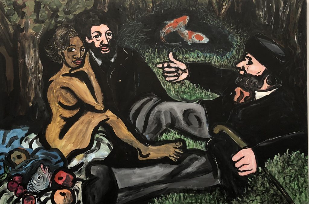 Jeffrey Hargrave, Fish Fry on the Grass / Ethan Cohem Gallery NY