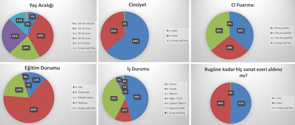 Aylin Seçkin - Contemporary Istanbul 2018 ziyaretçi anketi sonuçları