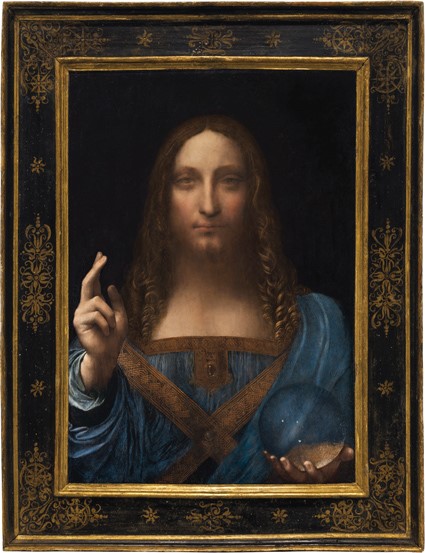 Leonardo da Vinci, Salvator Mundi, ca. 1500.